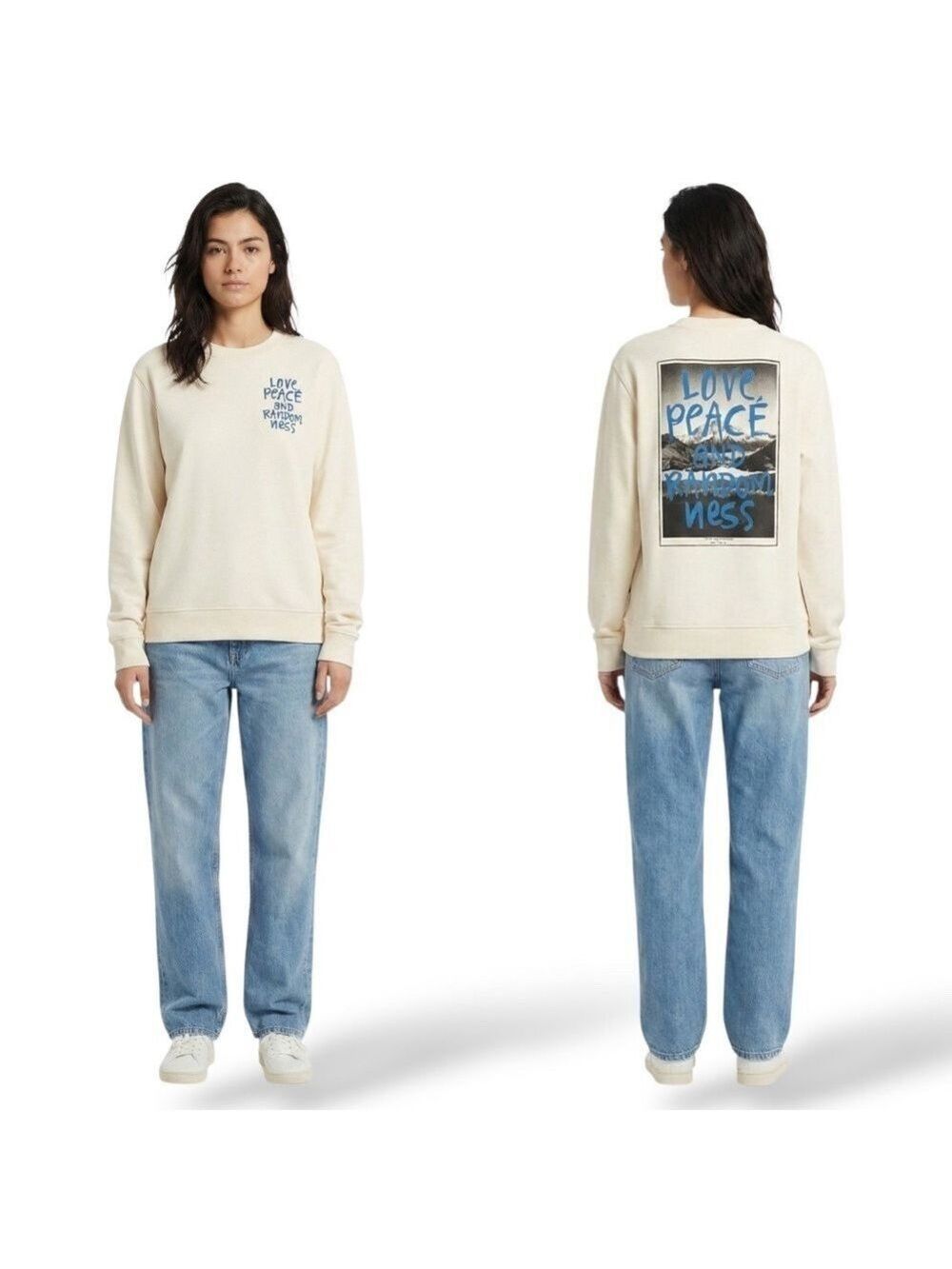 SCOTCH & SODA 1O0% Organic Cotton Butter Yellow Graphic Sweatshirt Large